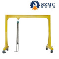 Small Gantry Crane with Wheels Motor Workshop Price